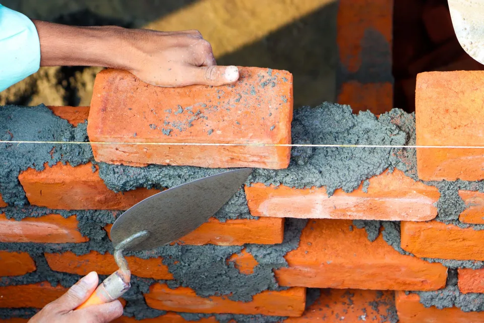 Xi măng đóng bao xếp gọn